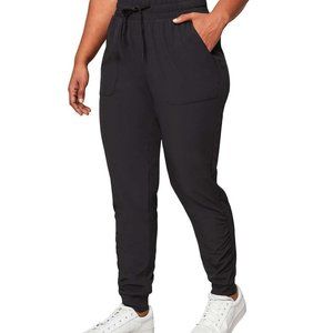 NWT Mondetta Women's Drawstring Lined Woven Jogger Pants Black Size S $60 5C124